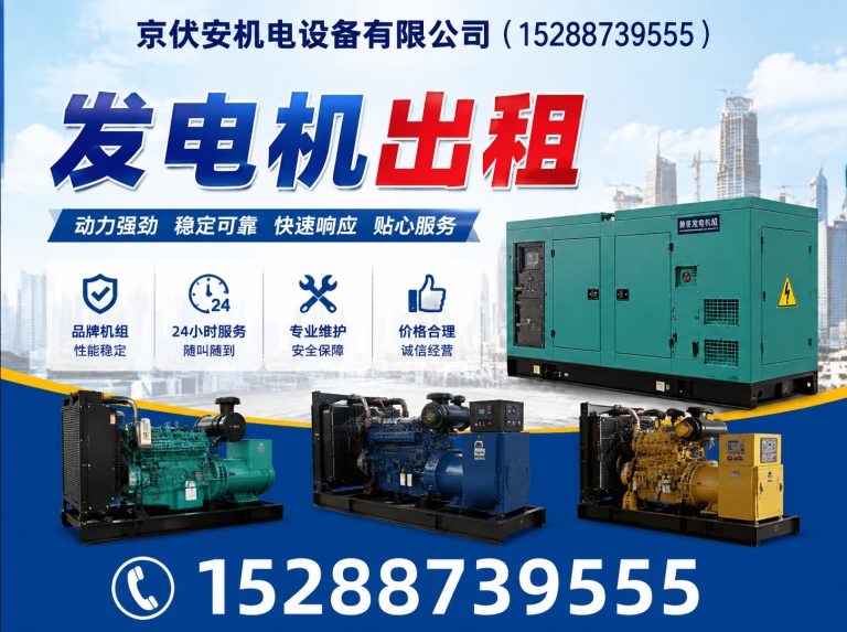 陵水发电机租赁展示图