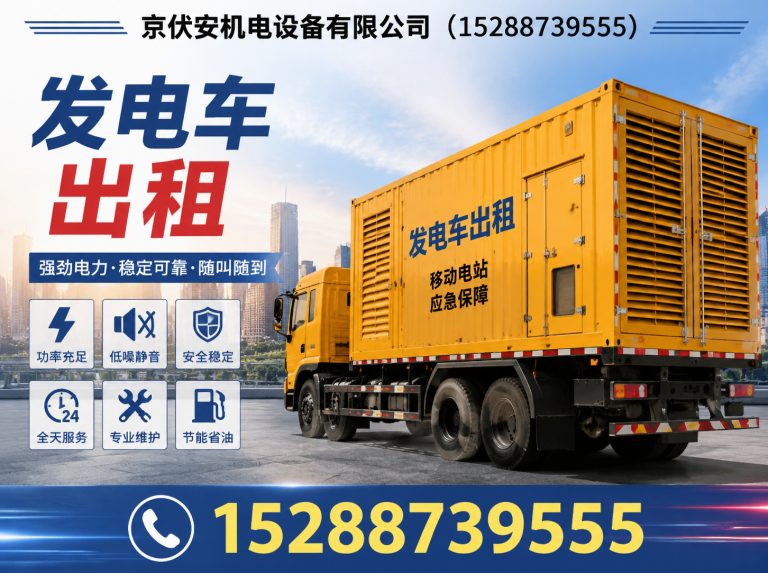 陵水静音发电车租赁展示图